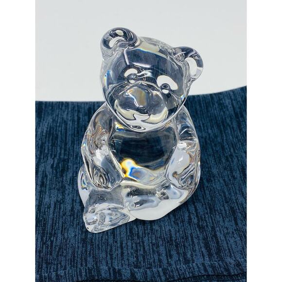 Vintage west Germany Princess house 24% lead teddy bear figurine paper weight - Picture 7 of 12